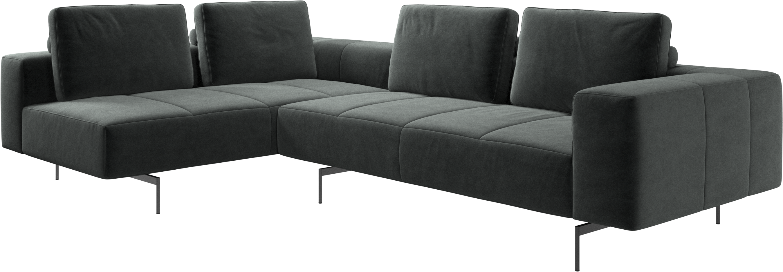 Amsterdam corner sofa with lounging unit | BoConcept